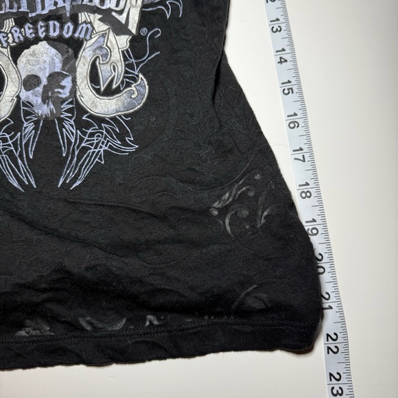 Harley-Davidson Black Graphic Skull Freedom Camisole - Picture 5 of 6